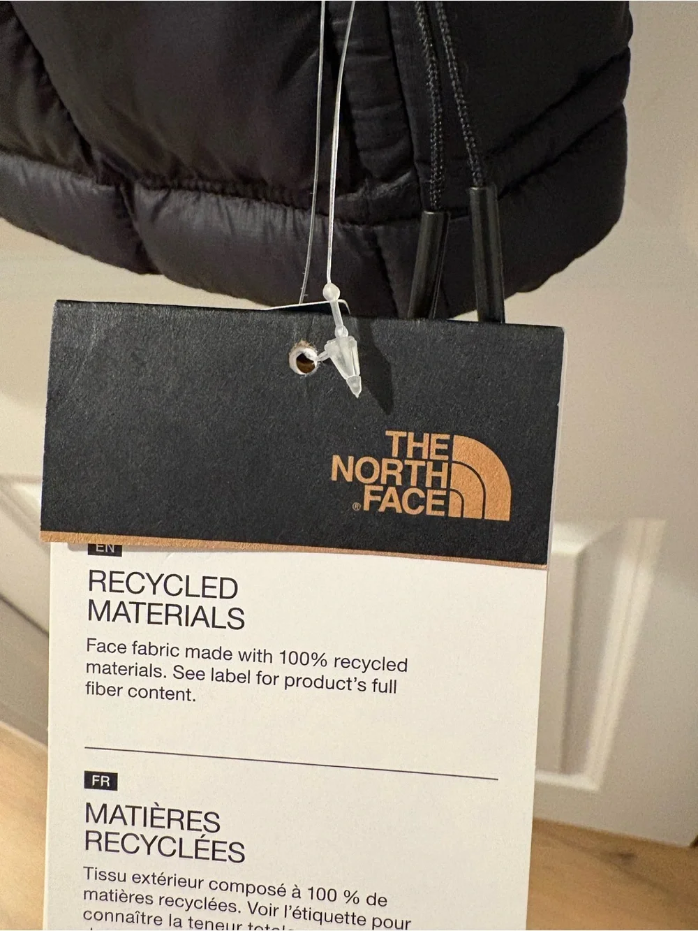 The North Face ThermoBall Eco Puffer Vest with Logo. Slim fit.